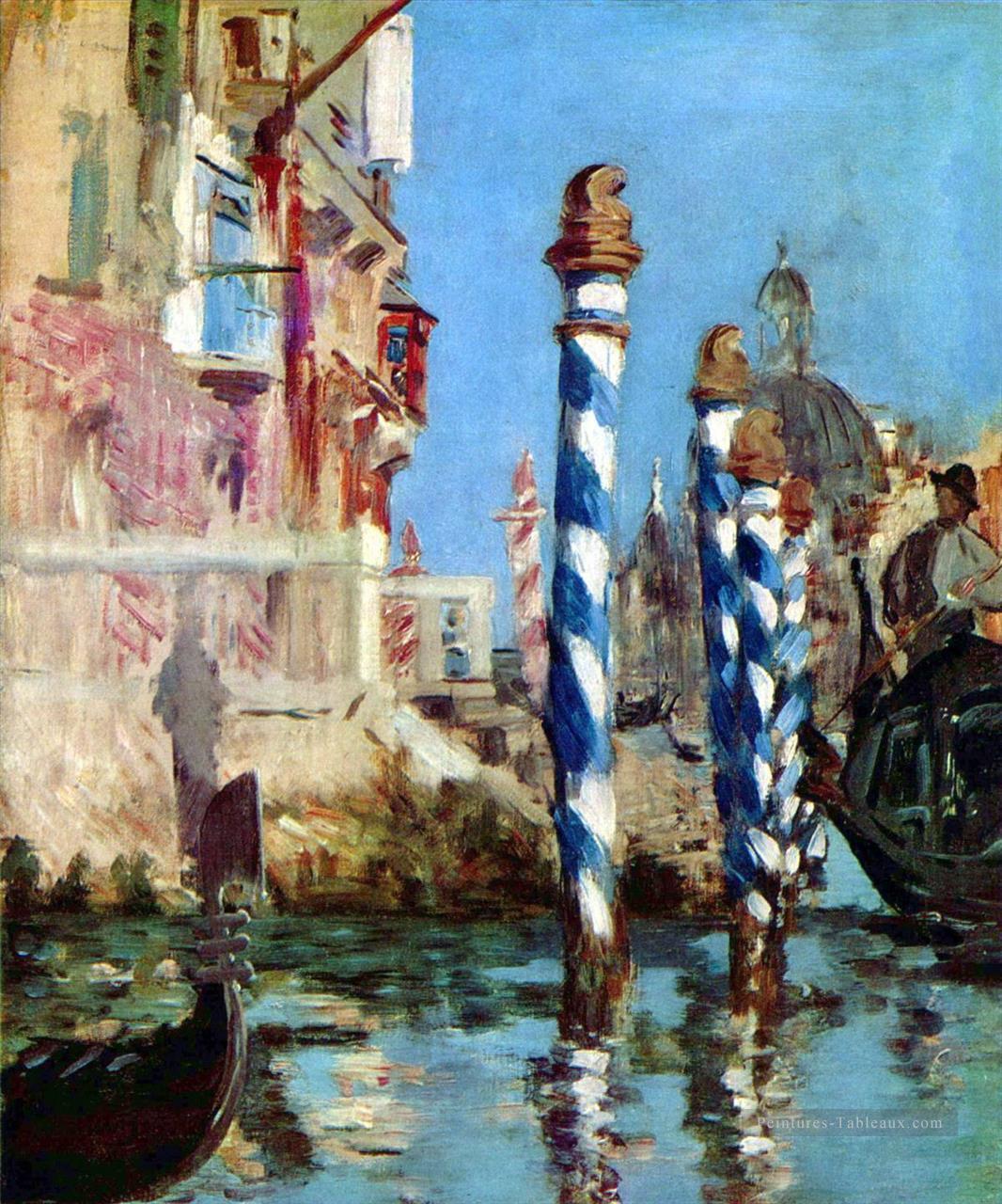 Le Grand Canal Édouard Manet Peintures à l'huile
